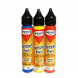 Barvy na svíčky Kerzen Pen - stříbrná