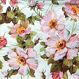 Ubrousek na decoupage - vzor 0256 šípková růže