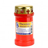 Svíčky Therezia s víčkem 170g - hřbitovní 50 hodin