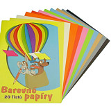 A4 Barevné EKO papíry sada 20 ks