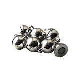 Magnetické zapínání střední 8 mm, barva platina