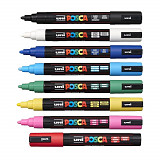Akrylové popisovače Posca 0,9-1,3 mm - stříbrný