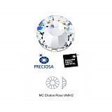 24 ks Nažehlovací šatony Preciosa Viva12 / 4 mm