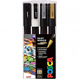 Akrylové popisovače Posca sada 4 ks,pr. 1,8 - 2,5 mm