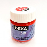Barvy na hedvábí DEKA - 50 ml červená