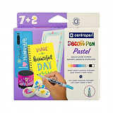 DECORPEN Pastel popisovače fixy 7+2 ks