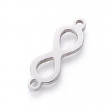 CHIR přívěsek spojovací - nekonečno 20x6 mm