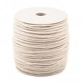 Knoty na svíčky 100 m a šňůra na drhání macramé 3 mm - cívka